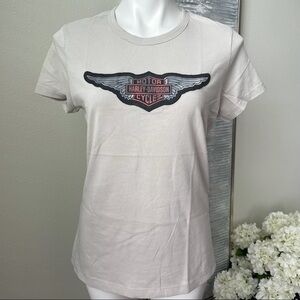 Harley-Davidson Women's Winged Logo Tee Size M